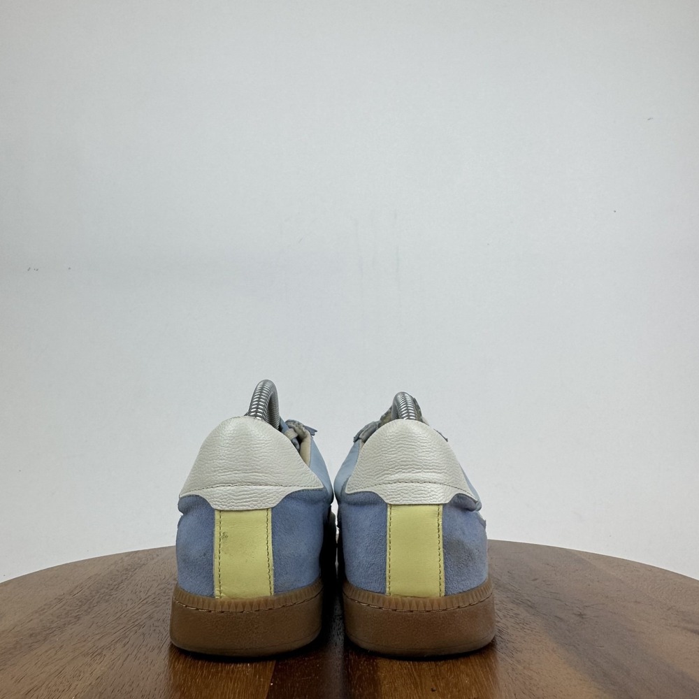 Womens Dolce Vita Notice Blue Leather Lace Up Casual Sneakers Shoes Size 9 M GUC - Picture 6 of 8